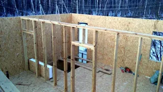 Haus nach Projekt „Ewropa“, SNT „Weteran-5“: Wandmontage