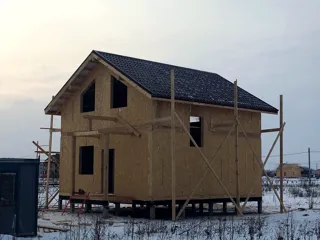 Haus nach Projekt „Metschta pl.4“, Siedlung Pervyy: Fertiges Haus