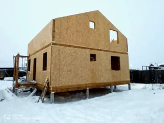Haus 147,5 m² nach Projekt „Jessentuki 8x8“, Siedlung Pervyy: Obergeschoss und Dachgeschoss