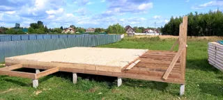 Haus nach Projekt „Sefir“, Kineshma: SIP-Boden auf Höhe 0
