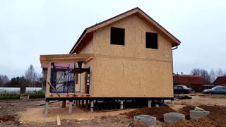 Haus nach Projekt „Majak“, Region Twer: Fassadenverkleidung