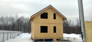Haus 111 m², individuelles Projekt, Dorf Shchipousikha: Obergeschoss und Dachgeschoss