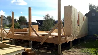 Haus nach individuellem Entwurf, Ivanovo: Wandmontage
