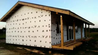 House, “Ivalo” design, Beli village: facade finishing