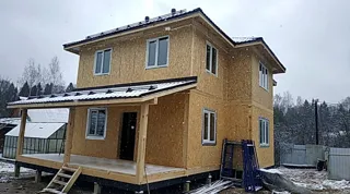 Haus nach Projekt „William 192“, Dorf Timonovo: Fertiges Haus