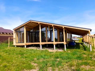 Haus nach individuellem Projekt, Dorf Aprakisino