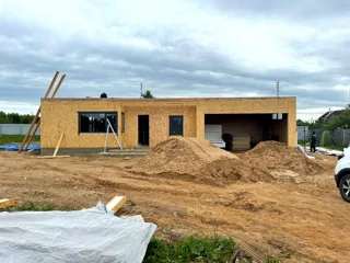 Haus 224 m² nach individuellem Projekt, Dorf Borovikovo: Wandmontage