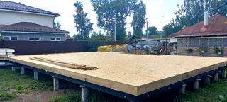 Haus 112,5 m² nach individuellem Projekt, Ivanovo: SIP-Boden auf Höhe 0