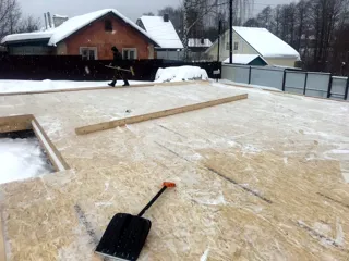 Haus nach Projekt „Lasur“, Kokhma: SIP-Boden auf Höhe 0
