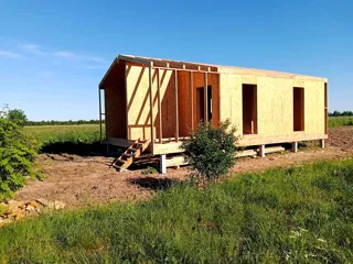Özel projeye göre 54 m² ev, Zverintsy köyü: tamamlanmış ev