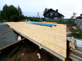 Haus 228 m² nach individuellem Projekt, Dorf Lunevo: SIP-Boden auf Höhe 0