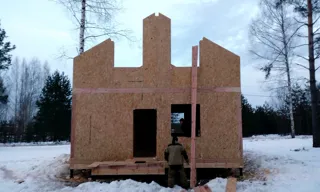 Haus nach Projekt „Metschta pl.4“, Region Twer: Obergeschoss und Dachgeschoss
