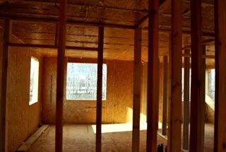 Haus nach Projekt „Sews“, Dorf Koltsovo: Innenwände
