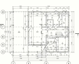 Özel projeye göre 130 m² ev, Ukhta: proje planı