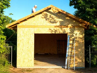Garage nach individuellem Projekt, Gebiet Iwanowo: Fertiges Haus