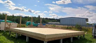 Haus nach Projekt „Sefir“, Kineshma: SIP-Boden auf Höhe 0