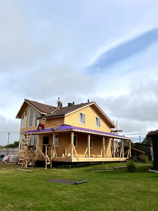 Haus 188 m² nach individuellem Projekt, Dorf Ivanovskoe: Fertiges Haus
