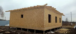 92 m² ev, “Randevu 2” projesi, “SN Lopatino” SNT: duvar montajı