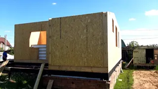 Haus nach individuellem Entwurf, Dorf Novo-Talitsy: Wandmontage