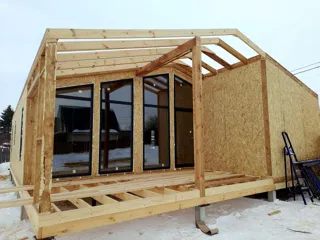 103 m² ev, özel proje, “Mebelşçik” SNT: tamamlanmış ev