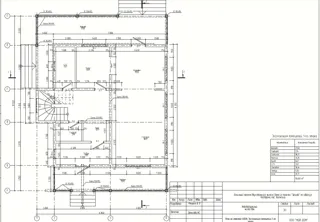Haus nach individuellem Entwurf, Siedlung Pervyy: Grundriss des Projekts