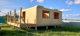 Haus nach Projekt „Sefir“, Kineshma: Wandmontage