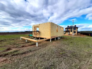 Haus nach individuellem Entwurf, Gebiet Iwanowo: Wandmontage