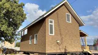Haus nach Projekt „Sarja“, Kazan: Fassadenverkleidung