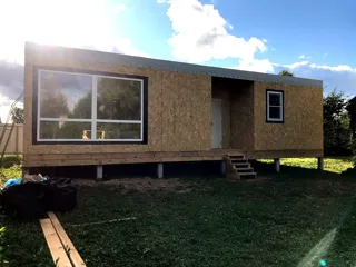 Özel projeye göre 75 m² ev, Derevni köyü: tamamlanmış ev