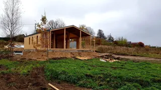 Haus nach Projekt „Barnhouse 76.1“, Dorf Zolotoruche: Dach
