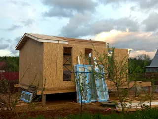 House, “Barnhouse 33” design, Novonikolskoe village: roofing