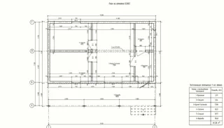 62 m² house, “Mistika s” design, Korobovo village: design floor plan