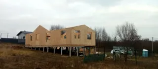 Haus nach individuellem Entwurf, Gebiet Moskau: Wandmontage