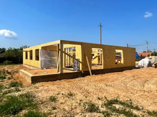 Haus 224 m² nach individuellem Projekt, Dorf Borovikovo: Wandmontage