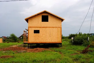 Haus nach Projekt „Ermak“, Siedlung Belavino: Fertiges Haus