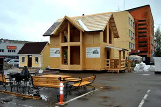 Haus nach Projekt „Musterhaus“, Yaroslavl: Wandmontage