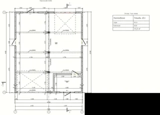 Garage nach individuellem Projekt, Gebiet Iwanowo: Projektgrundriss
