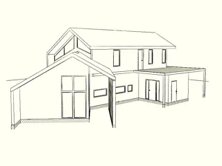 Haus nach individuellem Entwurf, Region Belgorod: Projektvisualisierung