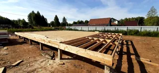 Haus 100 m² nach Projekt „Barnhouse 76.1“, Dorf Smirnovo: SIP-Boden auf Höhe 0