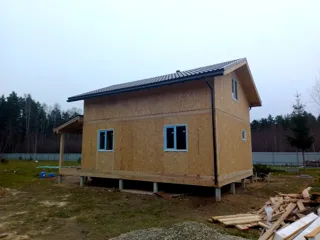 103 m² house, “Ermak” design, Timoshkino village: finished house