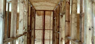 122 m² house built to a custom design, Alferevo village: interior partitions