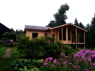 Custom-design house, Shurintsevo village: finished building