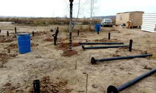 Haus nach Projekt „Slatoust“, Gebiet Moskau: Fundament und Grundrahmen