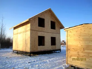 House based on the “Avdeevo” design, Molodtsovo settlement: second floor and attic