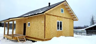 Haus 63,3 m² nach individuellem Projekt, Dorf Ignatovskoe: Fertiges Haus