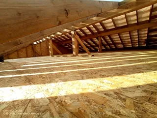 Haus nach Projekt „Dilischans 8x9“, Region Wologda: Dach