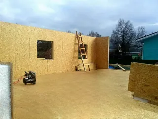 Haus 102 m², Projekt „Randevu - E2.8“, SNT „Sputnik“: Wandmontage