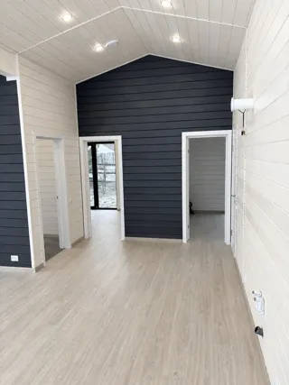 Interieur des gebauten Hauses Barnhouse 76