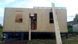 Haus nach Projekt „Platon“, Nizhniy Novgorod: Wandmontage