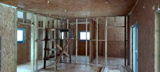 Haus 96 m² nach individuellem Projekt, Dorf Pirogovo: Trennwände